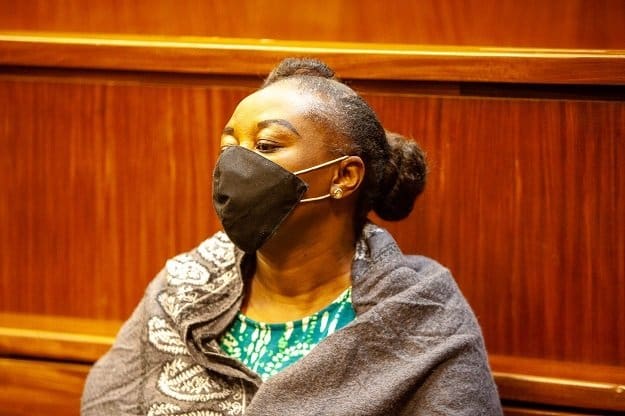 THE UNINTERESTED NOMIA ROSEMERY NDLOVU HAS BEEN FOUND GUILTY ON ALL SIX COUNTS OF MURDER Nomia Rosemary Ndlovu was found guilty on six counts of murder by Judge Ramarumo Monama