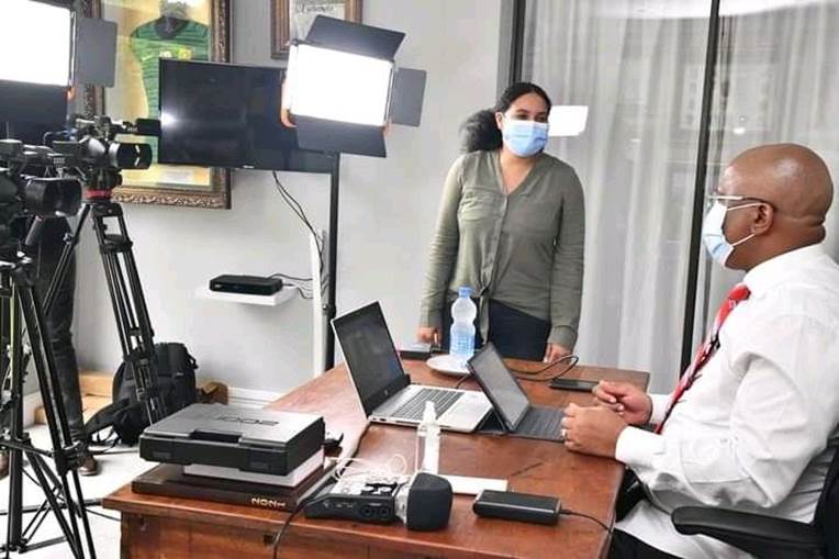 Raising the bar for community storytelling CAPTION: Jamy-leigh Rooy from Mpuma Kapa TV