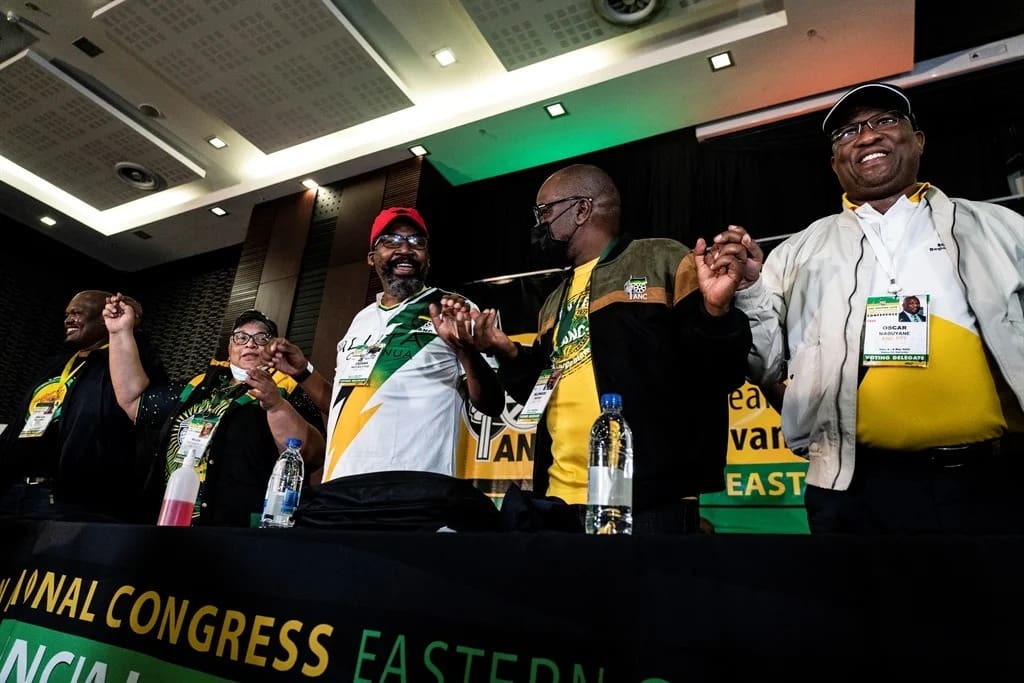 Eastern Cape Leader Oscar Mabuyane Right Has Been Re Elected At The ANC Elective Conference.