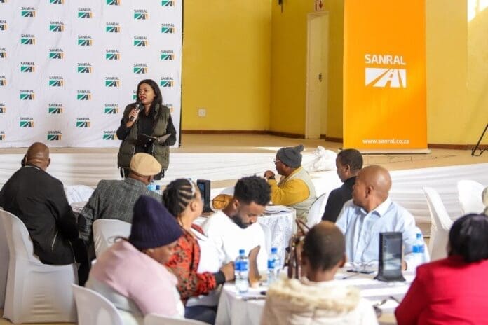 Image002 Xoliswa Chubana, SANRAL Southern Region’s Community Development Specialist, shared information about SANRAL’s 14 Point Plan and the formation of the Project Liaison Committees (PLC).