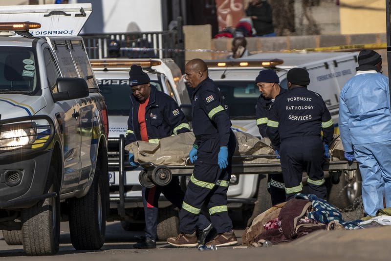 MASS SHOOTING: 14 RESIDENTS SHOT DEAD AT THE EMAZULWINI TAVERN IN NOMZAMO PARK, SOWETO MASS SHOOTING: 14 RESIDENTS SHOT DEAD AT THE EMAZULWINI TAVERN IN NOMZAMO PARK, SOWETO