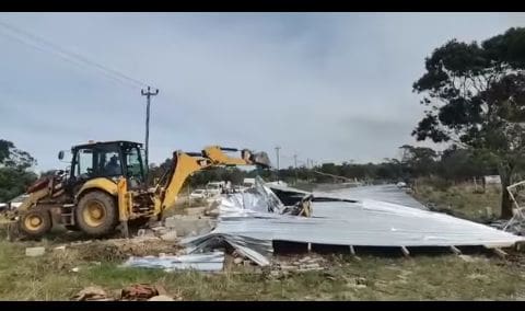 The Buffalo City Metropolitan Municipality Demolished 13 Building Structures In The West Bank Area (2) Buffalo CIty Metropolitan Municipality