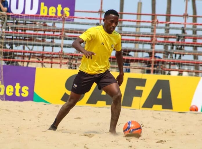 Abongile Gcuda Bizana Beach Soccer bongile Gcuda from Bizana is a professional beach soccer player who plays as a striker for Mbumbulu Beach soccer team in KwaZulu Natal, Durban.