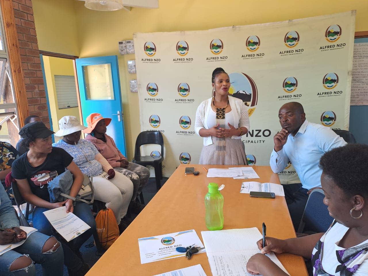 ALFRED NZO DISTRICT MUNICIPALITY CONTINUES TO RESTORE DIGNITY FOR COMMUNITIES THROUGH WATER ROLLOUTS AND SEWER UPGRADES ALFRED NZO DISTRICT MUNICIPALITY CONTINUES TO RESTORE DIGNITY FOR COMMUNITIES TROUGH WATER ROLLOUTS AND SEWER UPGRADES.