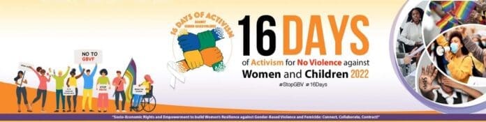 Email Banner The start of 16 days of activism against abuse on women and children