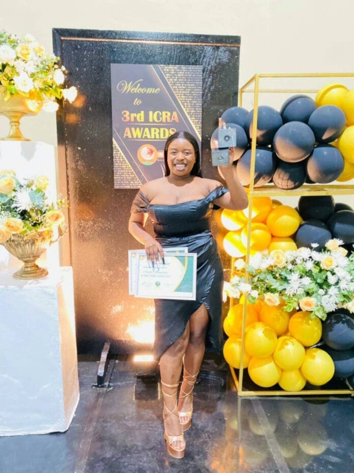 Amahle Mbangatha Inkonjane Community Radio Station presenter wins ICRA best female presenter and best dressed female presenter