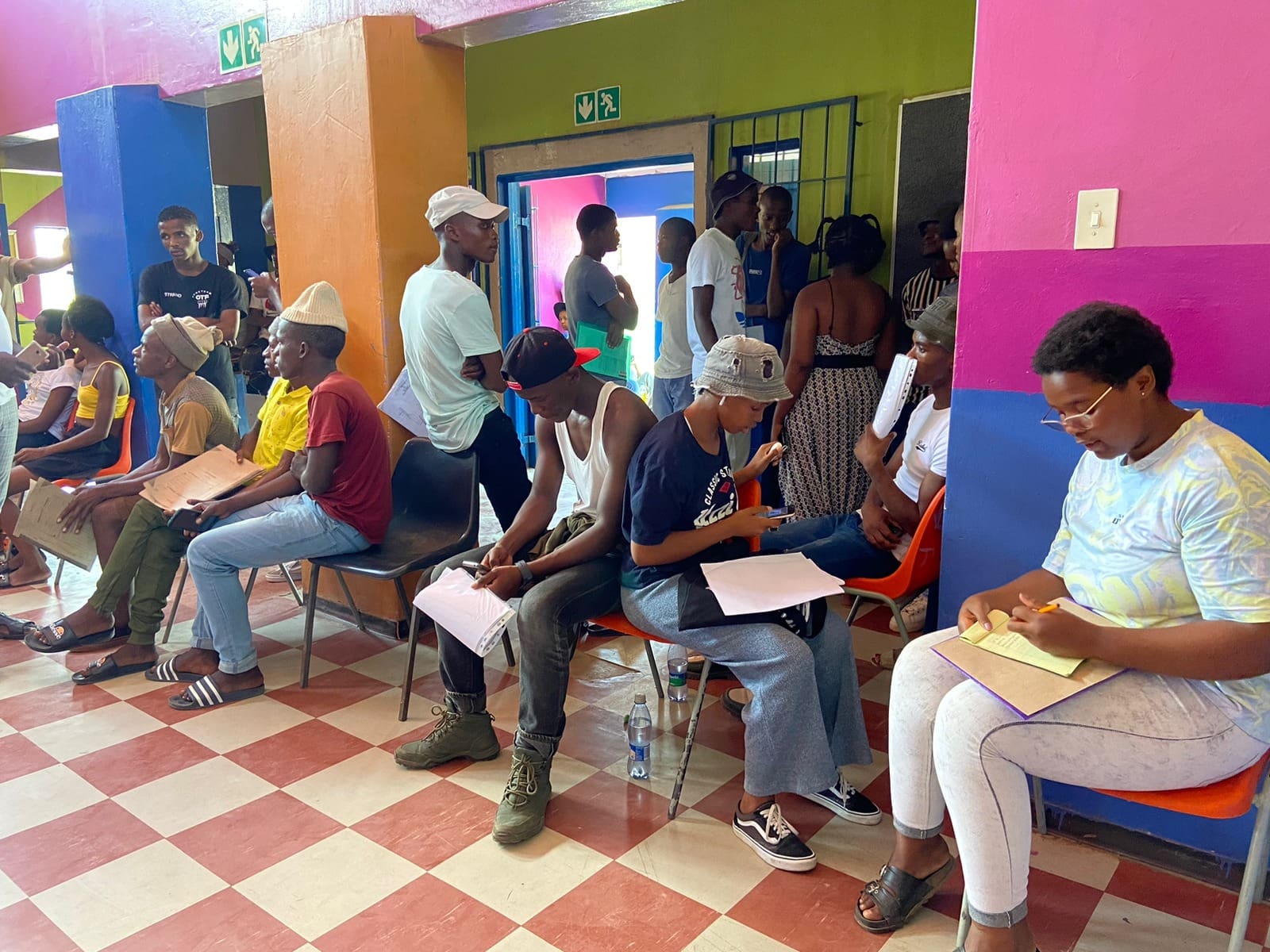 Tertiary and bursary application day for Bizana Matriculants