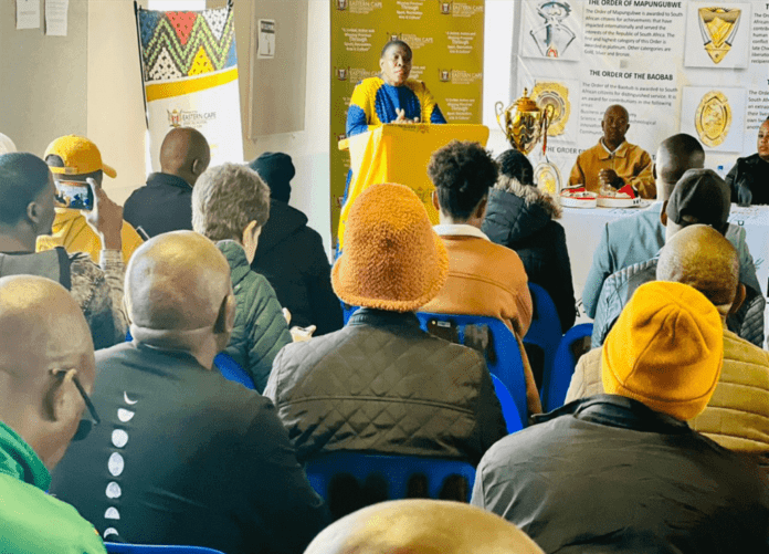 Eastern Cape Sports MEC KONTSIWE HANDEDOVER SPORT EQUIPMENT AND ATTIRE WORTH R650 000 IN JOE GQABI DISTRICT