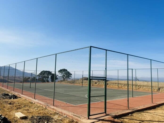The construction of the Lwandlolubomvu Multi-Purpose Center is underway in ward 5 in Matshona village