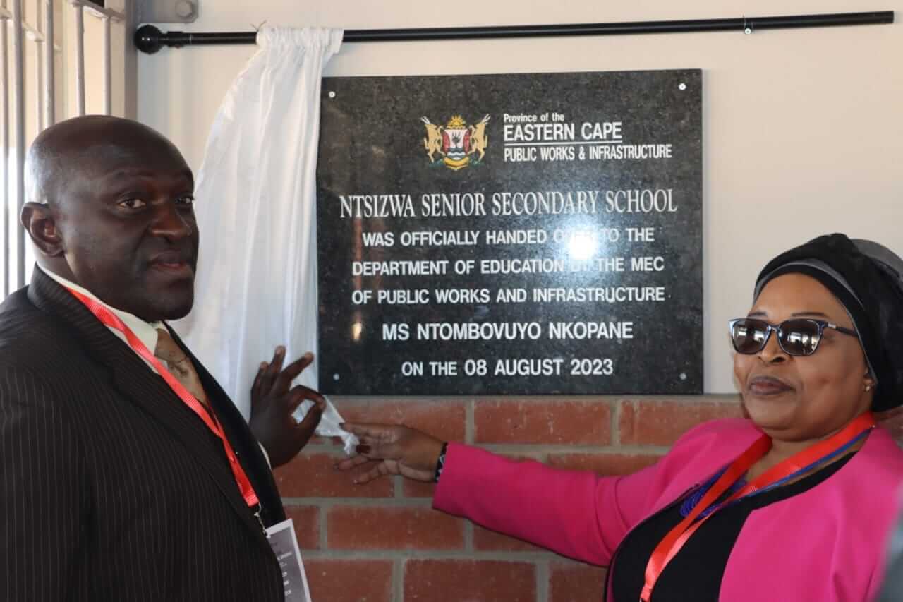 Department of Education and Public Works hands over a school officially. Department of Education and Public Works hands over a school officially.