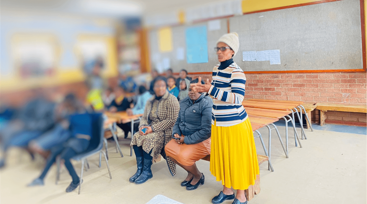 Ward one ANC women’s league hands over toiletries and sanitary towels to St Patricks’ S.P.S