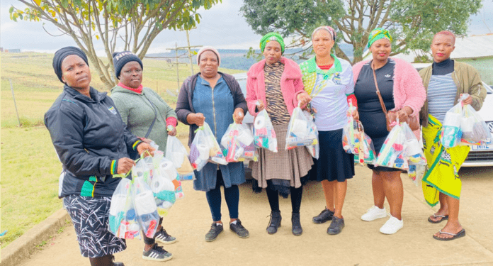 ANC Women’s League Ward one ANC women’s league hands over toiletries and sanitary towels to St Patricks’ S.P.S