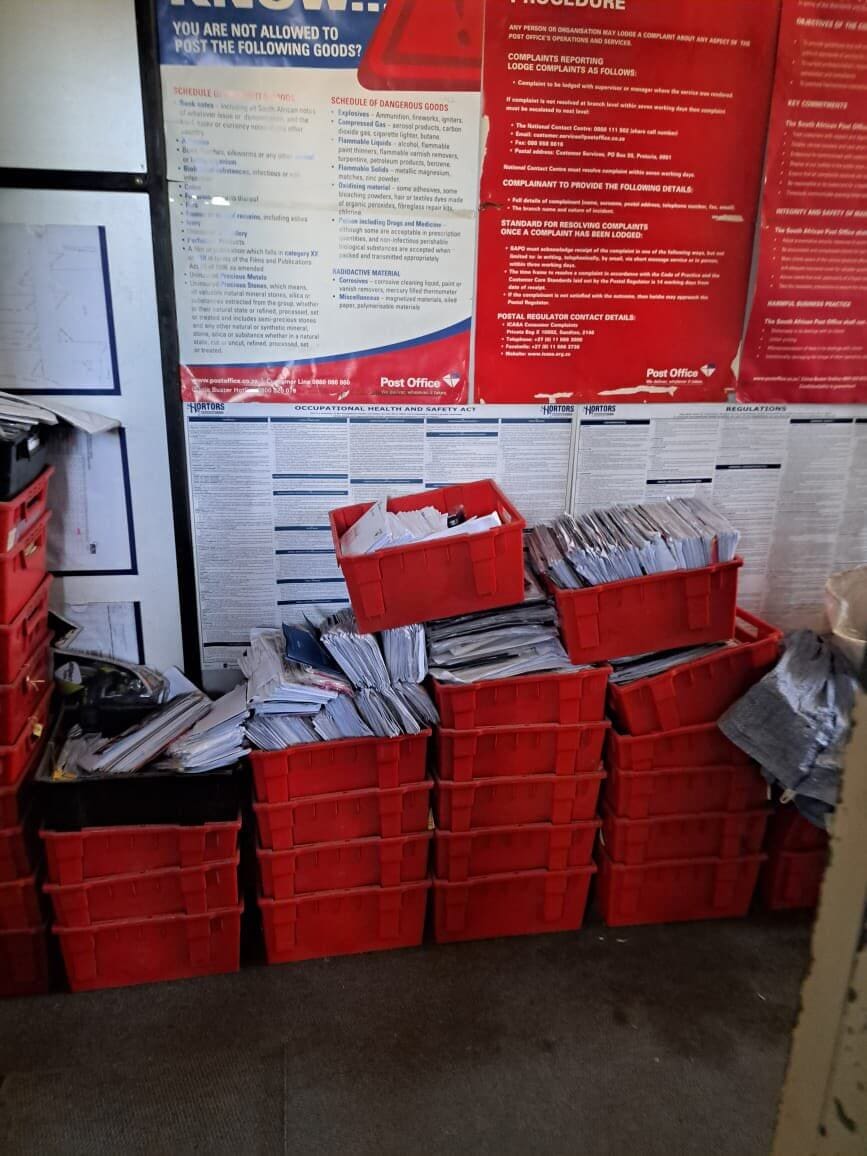 UDM Exposes Shocking Neglect: Thousands of Parcels and Letters Left to Gather Dust at SA Post Office