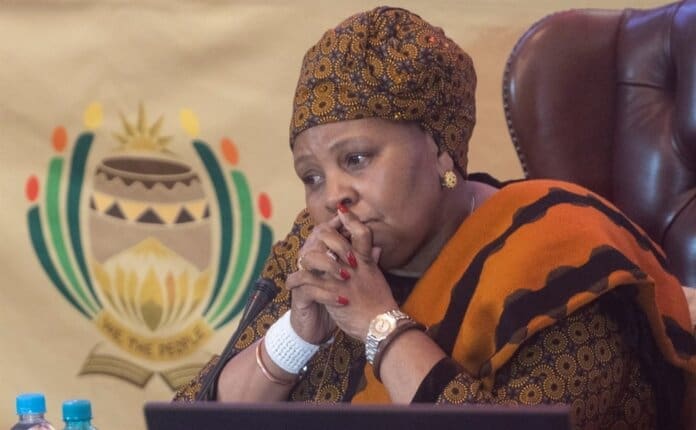 Nosiviwe Mapisa Nqakula Speaker Of National Assambly Speaker of the National Assembly, Nosiviwe Mapisa-Nqakula, Resigns Amidst Investigation