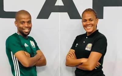 Abongile Tom Akhona Makalima 400x250 SAFA Congratulates Abongile Tom and Akhona Makalima on Prestigious CAF Super Cup Appointment