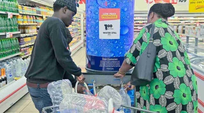Shoprite and Checkers have stepped up to support customers by offering purified water at just R1 per litre in the majority of its supermarkets.