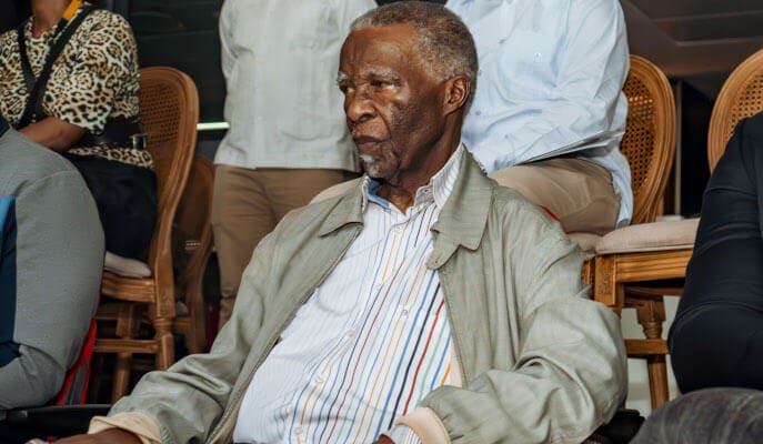 ThaboMbeki0687 Mbeki Graces Soweto Derby with Presence