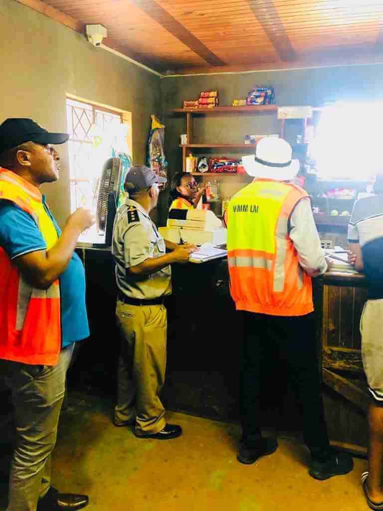 Joint Operation Targets Food Safety in Ward 16 Spaza Shops