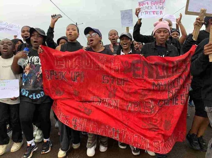 Cwecwe Protest In Bizana Pondoland Times 2 Bizana Community Demands Justice for Cwecwe and All Rape Victims