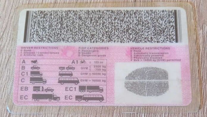 Driving Licence Driving license printing machine has been repaired