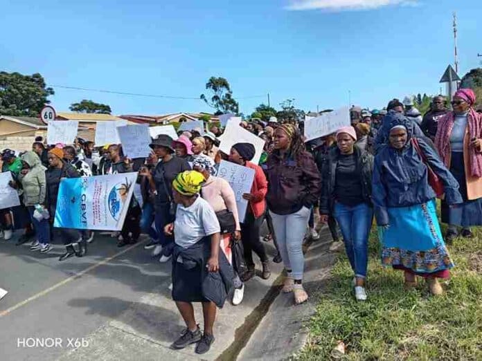Neliswa Cele Murder Pondoland Times 4 Bizana Community Marches to Mzamba Police Station Over GBV and Neliswa Cele Murder