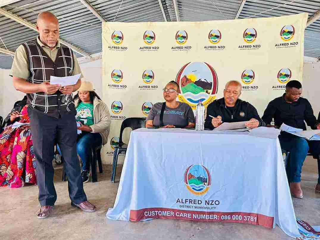 Alfred Nzo District Hands Over R52 Million Water Infrastructure Project to Ward 21