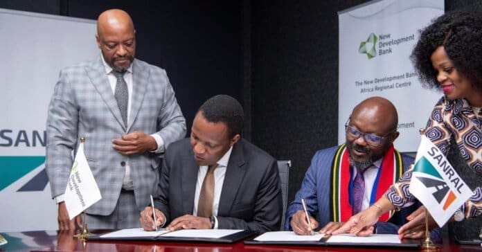 SANRAL Signs Deal SANRAL Secures R7 Billion Loan from New Development Bank for Toll Road Upgrades