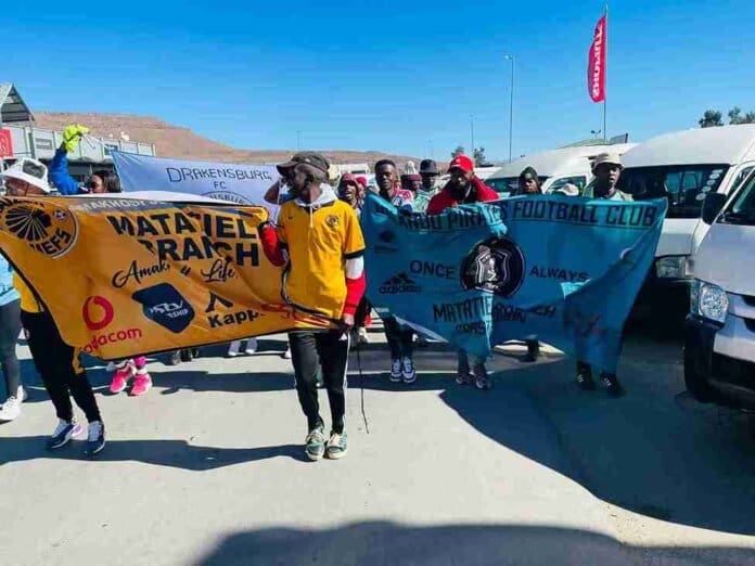 Drakensburg Fc Ignites Community Spirit Inspiring Football Roadshow Drakensburg FC community football roadshow in Matatiele Eastern Cape with fans and youth