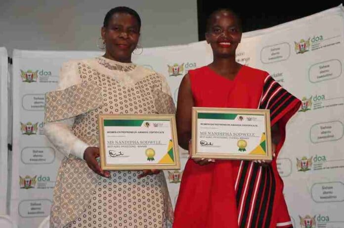 Nandipha Sodwele Bizana Farmer Nandipha Sodwele Named Best Female Entrepreneur in Eastern Cape