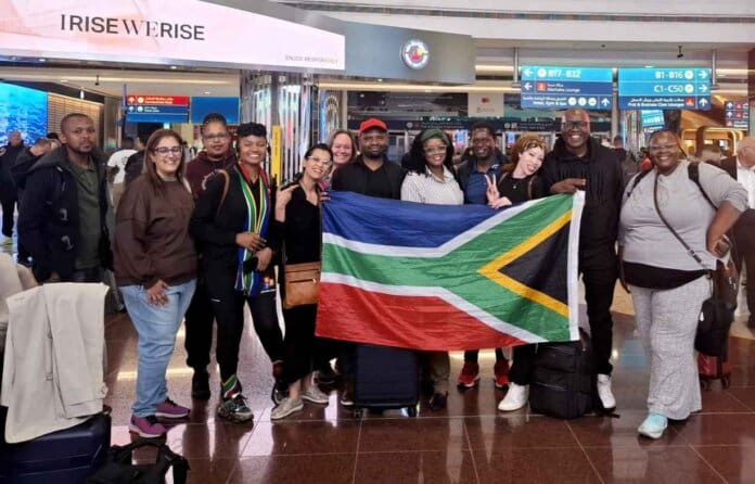 Nomawele Njongo Arrives In Rassia 11zon Nomawele Njongo Flies the South African Flag at Moscow International Book Fair
