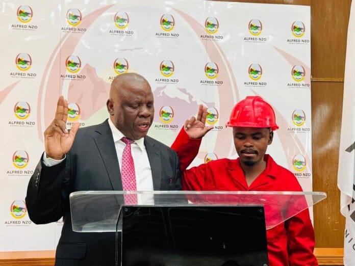 Ganya sworn in as new Alfred Nzo District councillor