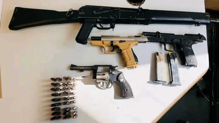 Firearms Recovered In Mthatha Raid Firearms recovered in Mthatha raid
