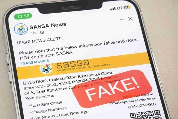 SASSA warns public about fake R350 grant WhatsApp scam in 2026 SASSA warns public about fake R350 grant WhatsApp scam in 2026