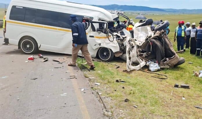 vehicle accident that occurred on the R61 at Beyele village, between Ngcobo and Cofimvaba