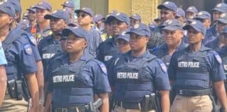 Minister of Police Briefs officers ahead of SONA