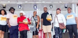 Streetchefs Sparks Change, Empowering Mdantsane Flavours Top three winners on stage